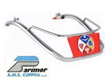 Cuppini Chrome Mudguard Bumper Bar Red V90-Etc