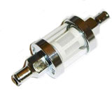 Metal Fuel Filter 6mm Flow 80mm Long