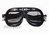 Vintage Pilot Goggles Black