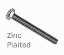 Full Threaded Bolt M8 x 35mm Zinc