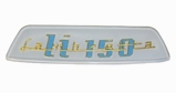 LI 150 Rear Frame Badge