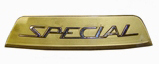 Golden Special Rear Frame Badge Italian
