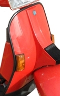 Vespa Legshield Trim Black Plastic Px-T5-Etc