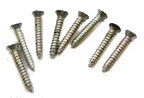 Vespa Centre Mat Strip Screws Set x 8 M3 x 13mm