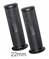 Handlebar Grips Vintage Vespa Black 22mm Italian