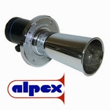 Alpex 12v Chrome Claxon-Fog Horn