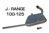 Lambretta J-Range Standard Exhausts Available