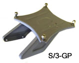 Flat Spare Wheel Rear Holder S/3-GP No Oval Hole