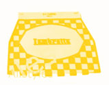 Lambretta Logo Yellow & White Check Mudflap 9