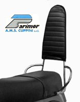 Chrome Vespa High Rise Backrest Fits Most Models