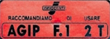 Lambretta GP-SX Petrol Cap Flap Sticker Red