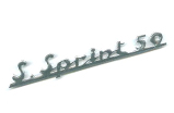 Vespa Super Sprint 50 Rear Badge 4-Pin Fit Italian
