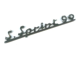 Vespa Super Sprint 90 Rear Badge 4-Pin Fit Italian