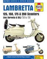 Lambretta Haynes Service & Repair Manual 1958-1998